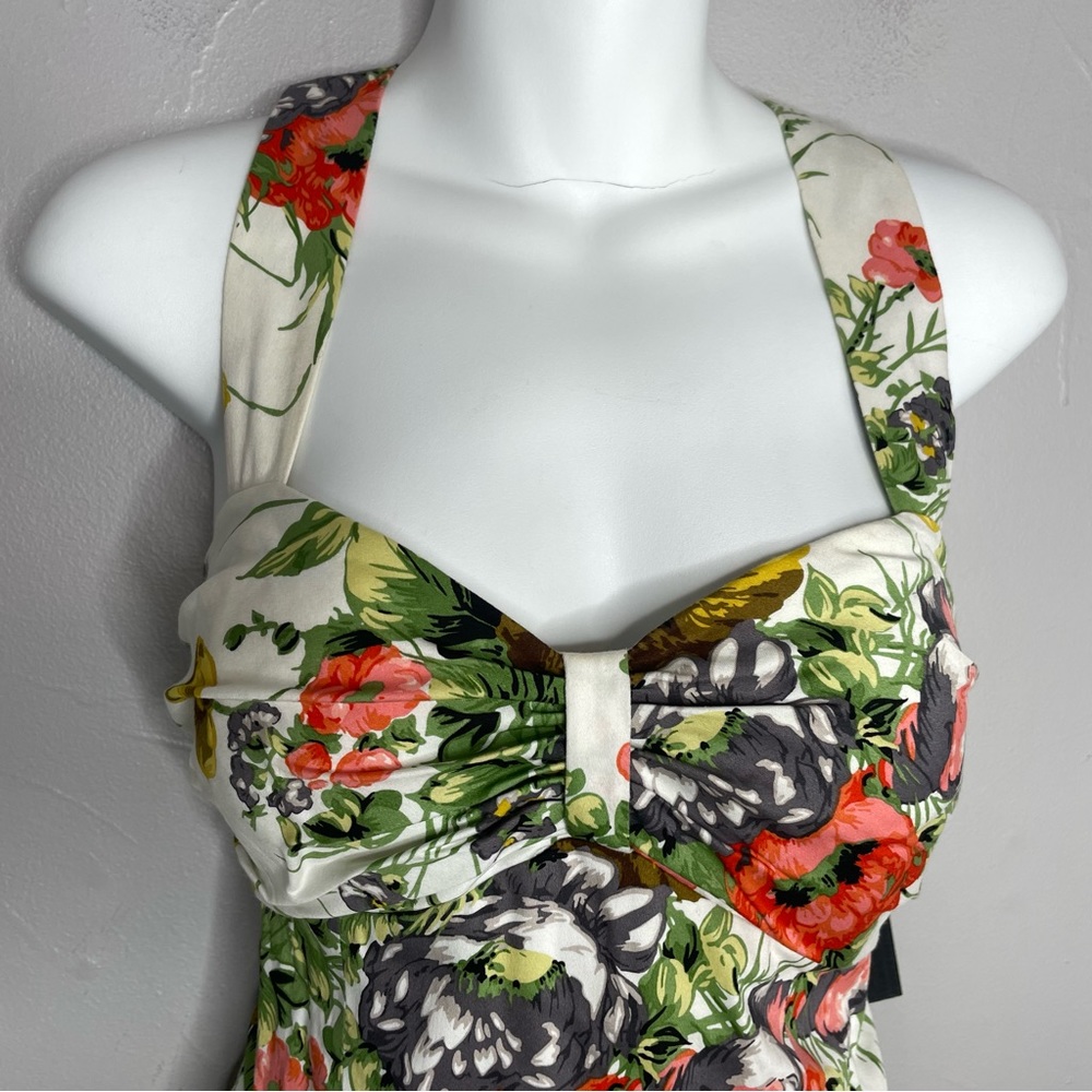 M60 MISS SIXTY Colorful Floral Pinup Dress - Picture 2 of 11